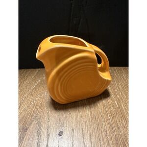 Fiesta Mini Disk Pitcher Orange Fiestaware  5 Oz